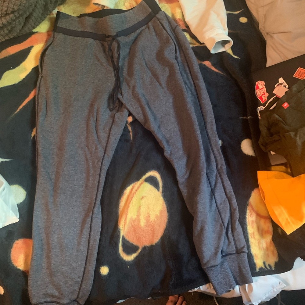 lululemon athletica Gray Drawstring Track Joggers